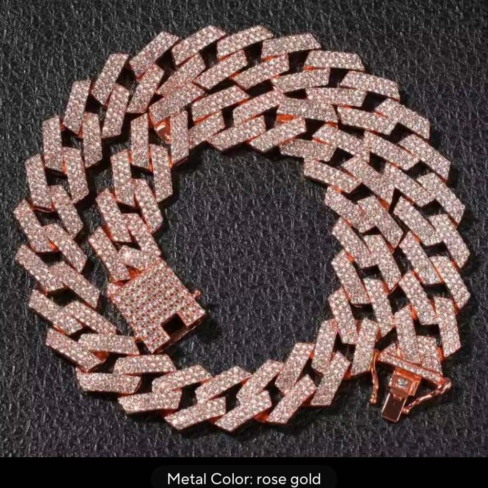 Rose Gold Diamond Cuban Link 3 Cca - Picture 5 of 5